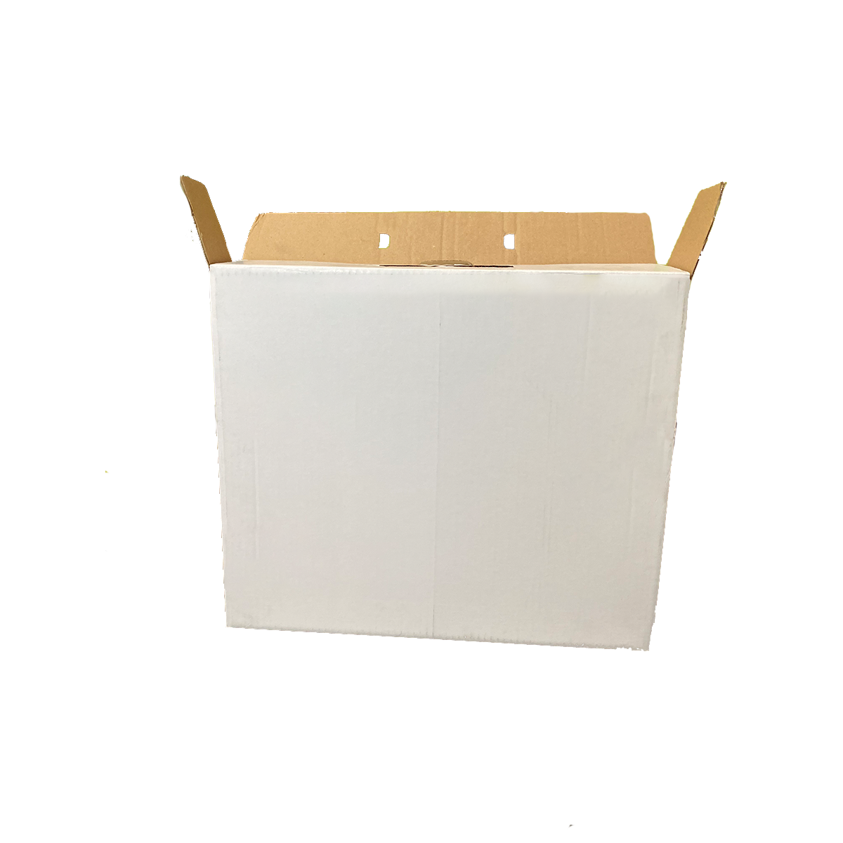white cardboard box